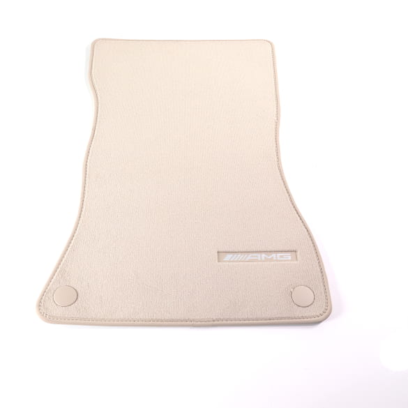 AMG floor mats velour mats SL R232 AMG GT C192 macchiatobeige 2-piece | A2326802703 8U20 AMG floor mats velour mats SL R232 AMG GT C192 macchiatobeige 2-piece | A2326802703 8U20