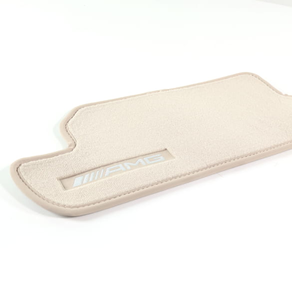 AMG floor mats velour mats SL R232 AMG GT C192 macchiatobeige 2-piece | A2326802903 8U20 AMG floor mats velour mats SL R232 AMG GT C192 macchiatobeige 2-piece | A2326802903 8U20