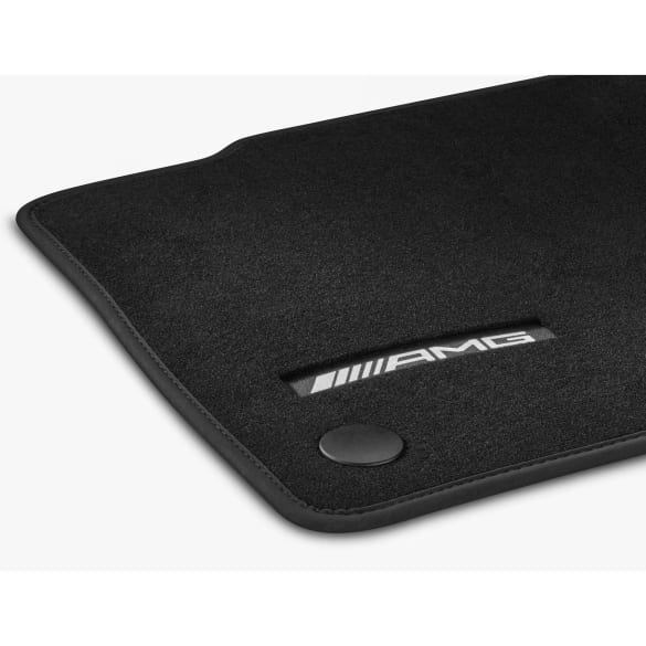 AMG Velour floor mats CLE A236 convertible black 4-piece Genuine Mercedes-AMG