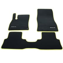 AMG velour floor mats CLA Coupé C174 black Energygreen 3-piece Genuine Mercedes-Benz | A1746808300 6C83-C174
