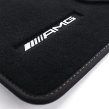 AMG velours floor mats G-Class W465 black dark tobacco 4-piece set genuine Mercedes-Benz  | A4656806301 8J60