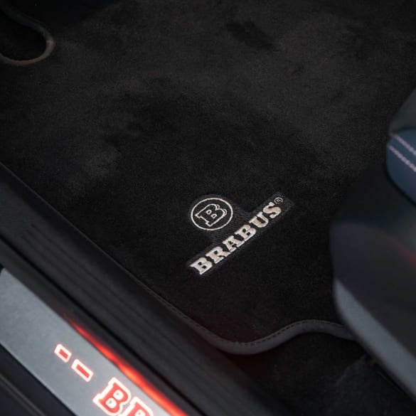 BRABUS floor mats velour mats black 4-piece set EQC SUV N293 Genuine BRABUS