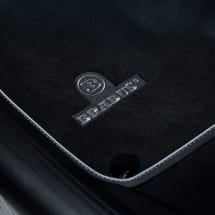 BRABUS floor mats velour mats SL R232 black 4-piece | 232-871-00N
