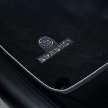 BRABUS floor mats velour mats GLC X254 SUV black 4-piece | 254-871-00N-X254