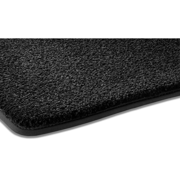 Exclusive floor mats high pile black 3-piece rear EQE V295 | A2956804903 9K26