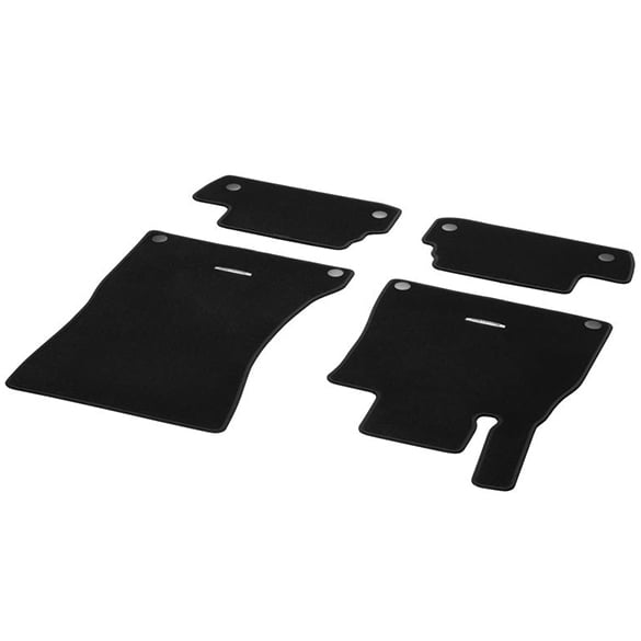 Floor Mats Velour Mats S-Class 217 Cabrio Coupe 4-piece black Genuine Mercedes-Benz