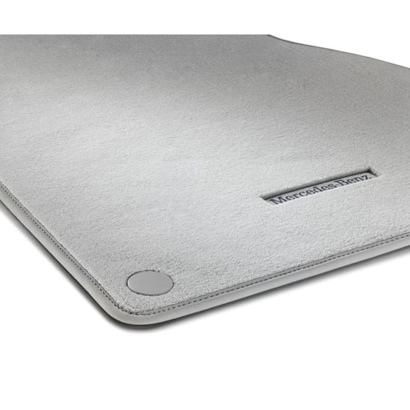 Floor mats velour mats classic grey 4-piece set EQS V297 Genuine Mercedes-Benz