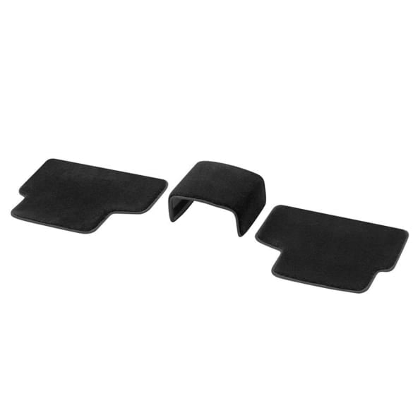 Floor mats high pile exclusive black 3-piece rear GLA H247 | A2476808904 9K26-H247