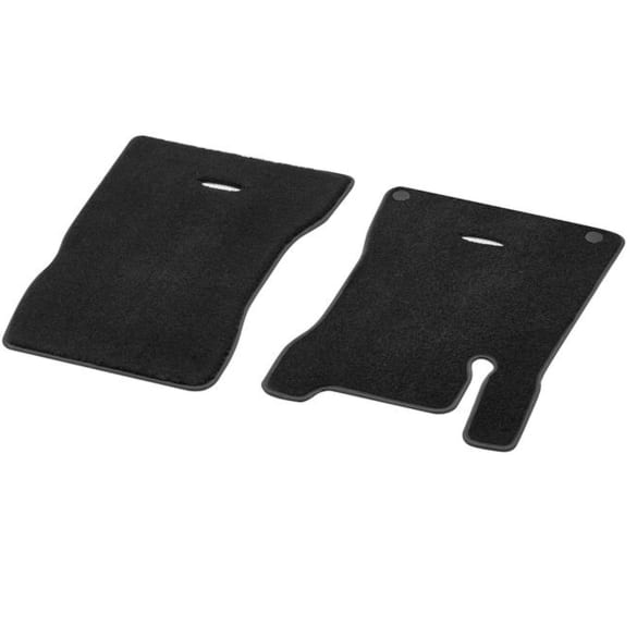 Floor mats velours high pile exclusive black 2-piece front A-Class W177 Genuine Mercedes Benz