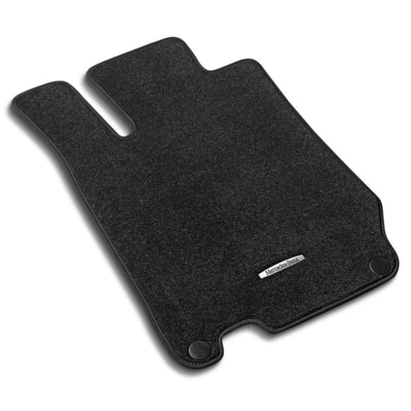 Velour floor mats SL R230 Classic black 2-piece Genuine Mercedes-Benz