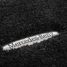 floor mats velour mats high pile black 2-piece E-Class W214 sedan Genuine Mercedes-Benz | A2146801604 9K26