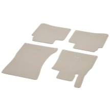 Floor mats velour mats S-Class V222 beige 4-piece Mercedes-Benz | A2226806902 8S84