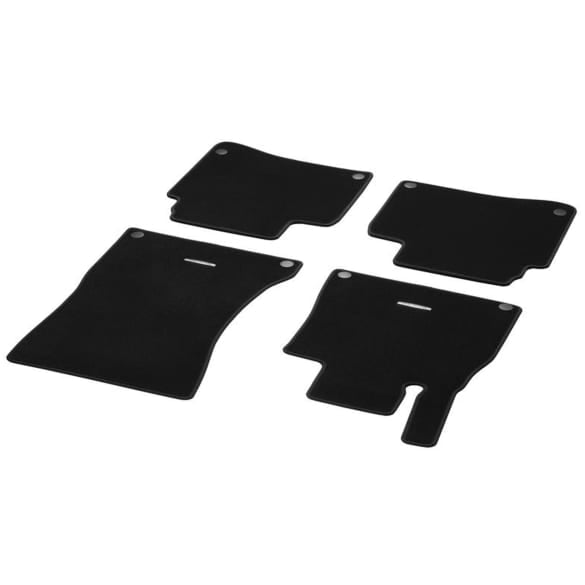 Floor mats velour mats classic black 4-piece S-Class V222 Genuine Mercedes-Benz