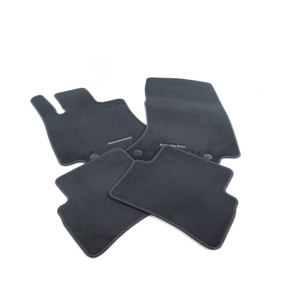 Floor Mats Velour Mats E-Class S214 estate sedan 4-piece black Genuine Mercedes-Benz | A2146808803 9J74-S214