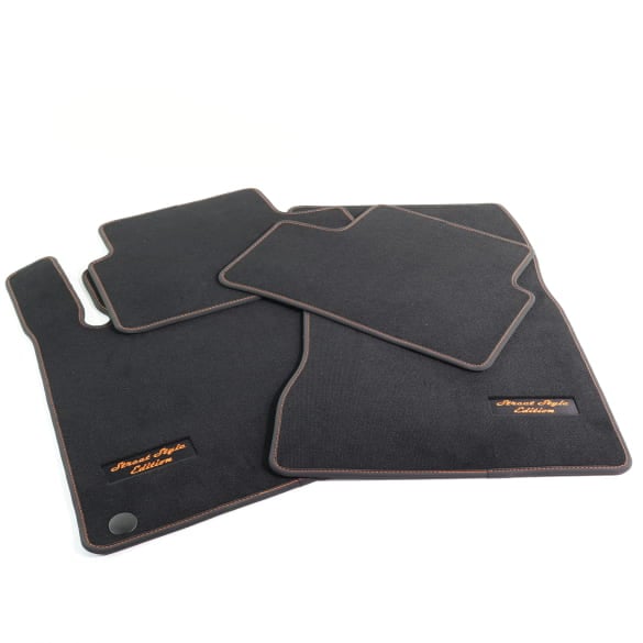 Street Style Edition Velour Mats Floor Mats A-Class 177 black 4-piece Genuine Mercedes-Benz