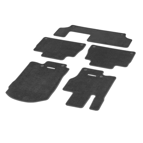 Velour floor mats GLE V167 with 3. seat row Original Mercedes-Benz | A1676807610 9J74-B