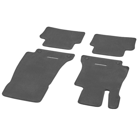 Velour floor mats E-Class W213 S213 magmagrey 4-piece Genuine Mercedes-Benz