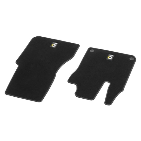 Velour floor mats smart 453 black 2-piece | A4536809904 9J74