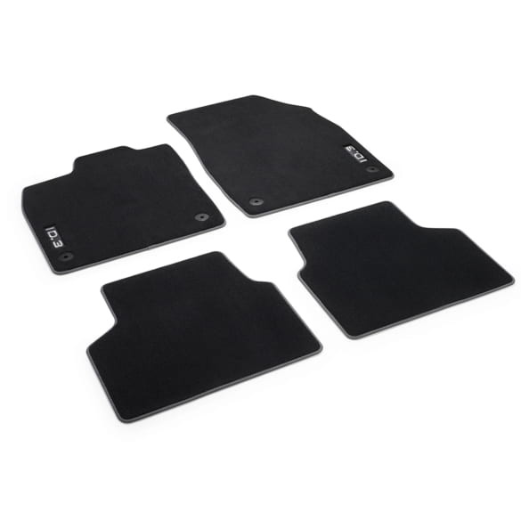 Velour floor mat set 4-piece VW ID.3 Genuine Volkswagen Accessories