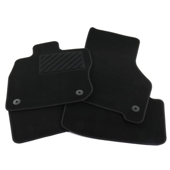 Velour floor mats Plus Golf 8 Variant Mild Hybrid black Genuine | 5H9061404B WGK