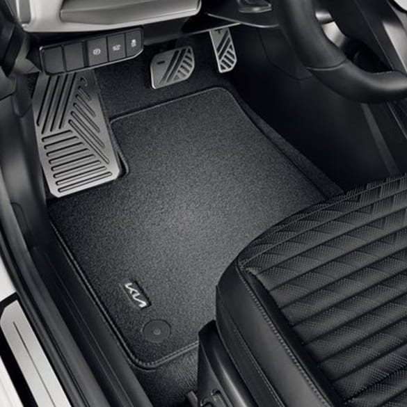 Velour floor mats KIA EV4 4-piece set black