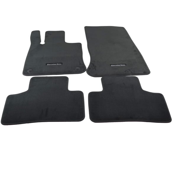 Velour Mats Floor Mat Set GLC Coupe C254 black 4-piece Genuine Mercedes-Benz