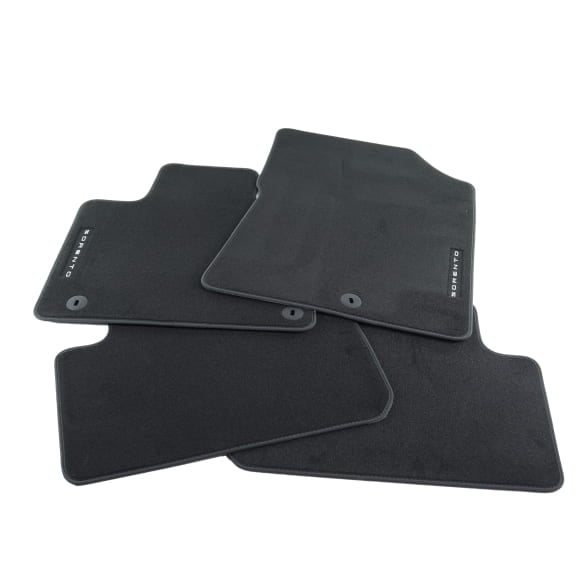 Velours floor mats KIA Sorento MQ4 black 4-piece set Genuine KIA | P2143ADE00