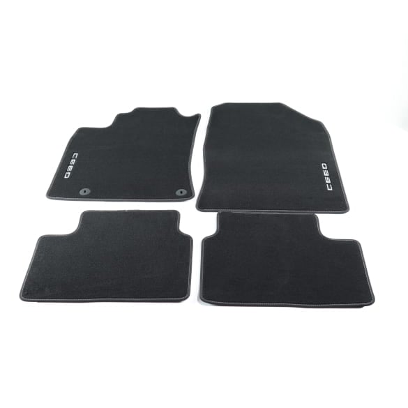 Velours floor mats KIA Ceed CD black 4-piece set Genuine KIA