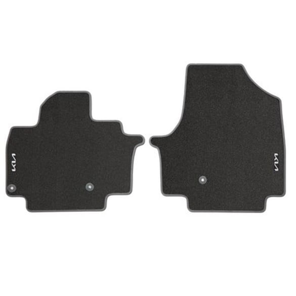 Velours floor mats front KIA EV9 AE black 2-piece set Genuine KIA