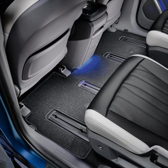 Velours floor mats rear KIA EV9 MV1 2-piece set for 6-seater Genuine KIA | DO143ADE006E/006SE