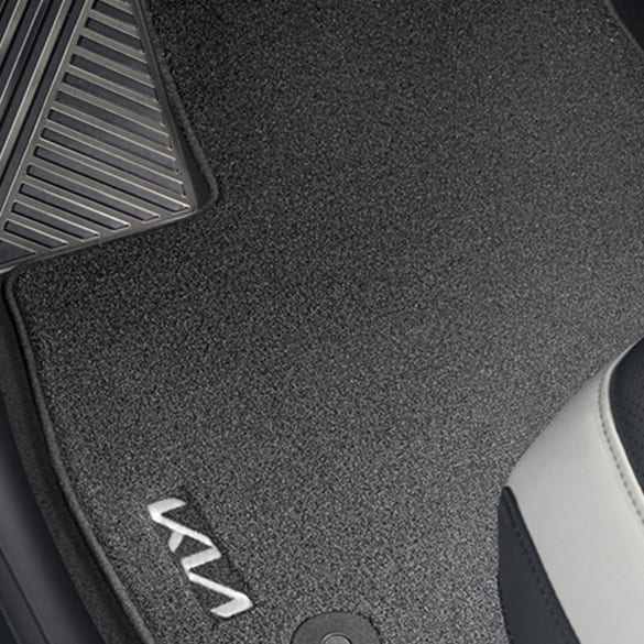 Velours floor mats KIA EV3 black 4-piece set Genuine KIA