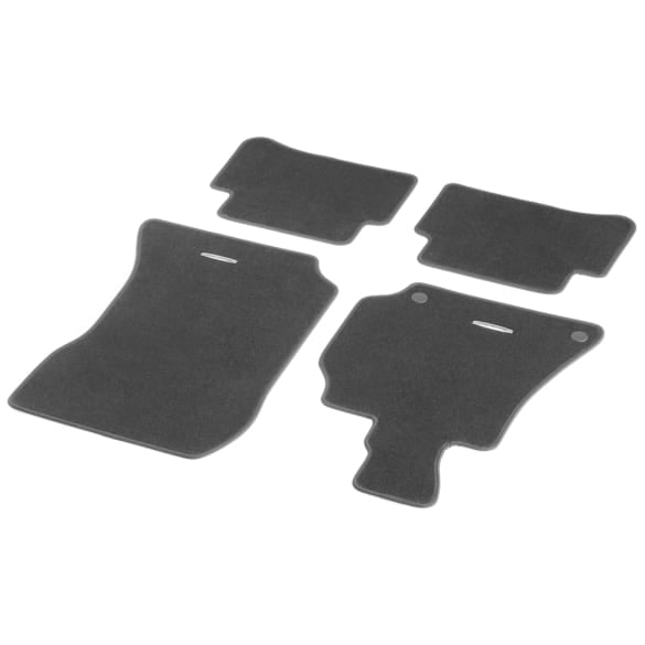 Velours floor mats black 4-piece S-Class Long V221 Genuine Mercedes-Benz