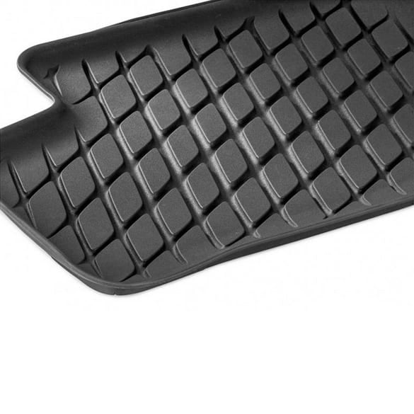 rubber floor mats EQB X243 2-piece set 3rd seat row genuine Mercedes-Benz