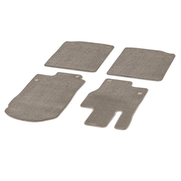 High Pile Floor Mats macchiatobeige 4-piece GLS X167 Mercedes-Maybach