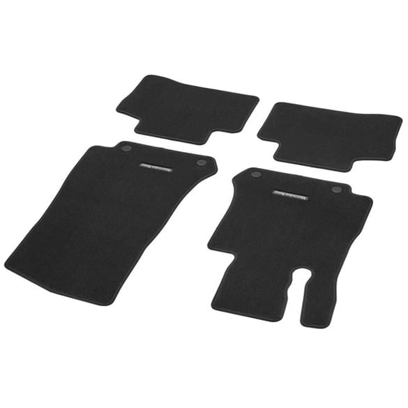 Velor floor mats black EQC N293 Original Mercedes-Benz