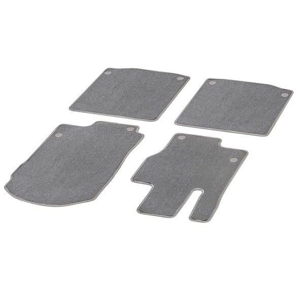 Velour floor mats silver grey 4-piece GLS X167 Mercedes-Maybach