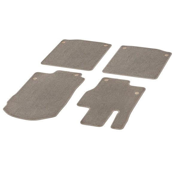 Velours car mats macchiatobeige 4-piece GLS X167 Mercedes-Maybach 