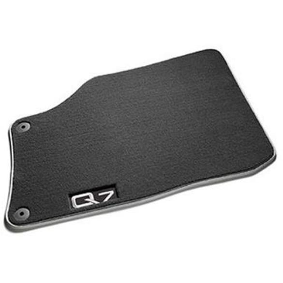 Velour Floor Mat set Q7 black genuine Audi 4L1061270PB MNO