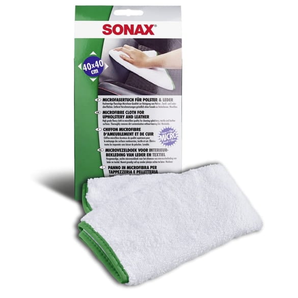 SONAX microfibre cloth for upholstery and leather 40x40cm