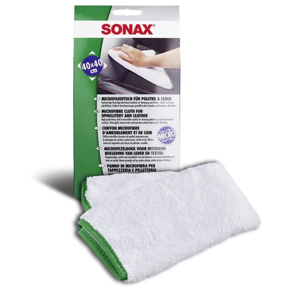 SONAX microfibre cloth for upholstery and leather 40x40cm | 04168000