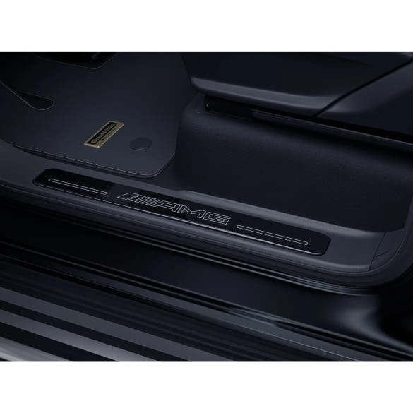 AMG door sill panels G-Class W463A illuminated black Original Mercedes-AMG | AMG-Einstiegsleisten-schwarz-W463A-K