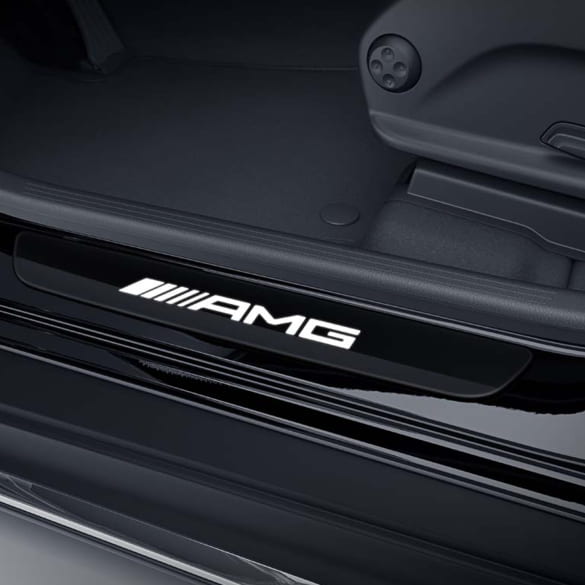 AMG black door sill panels black E-Class W213 S213 genuine Mercedes-AMG
