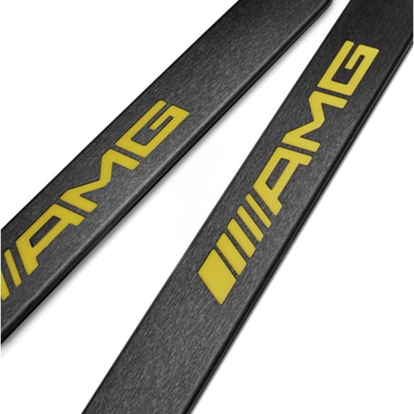 AMG door sill cover black yellow LED A1776804607 | A1776804607 AMG door sill cover black yellow LED A1776804607 | A1776804607