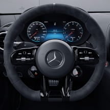 AMG GT C190 Night Package Steering wheel covers Original Mercedes | C190-Night-Paket-Lenkrad-K