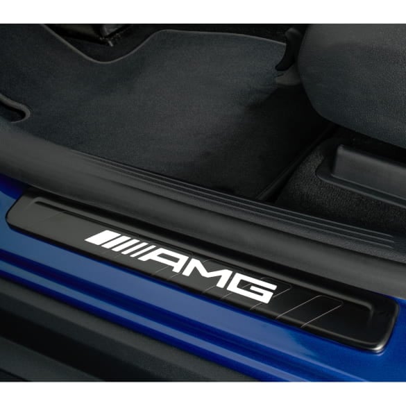 AMG interchangeable cover door sill trims CLA Coupe C174 white illuminated Genuine Mercedes-AMG