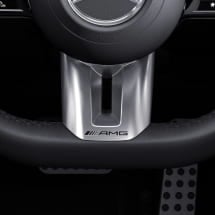 AMG steering wheel trim chrome G-Klasse W465 Genuine Mercedes-AMG | AMG-Lenkradblende