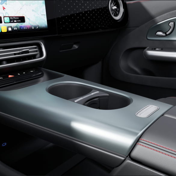Centre console trim element CLA C174 Anodised look anthracite