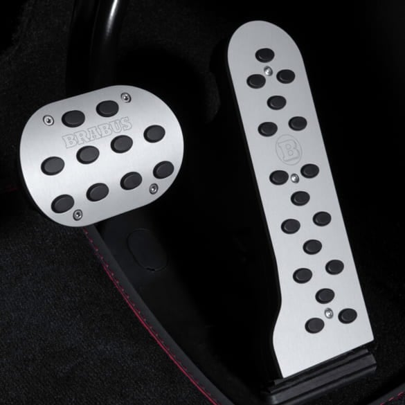 Genuine BRABUS Pedal pads sport pedals Smart #1 anodised