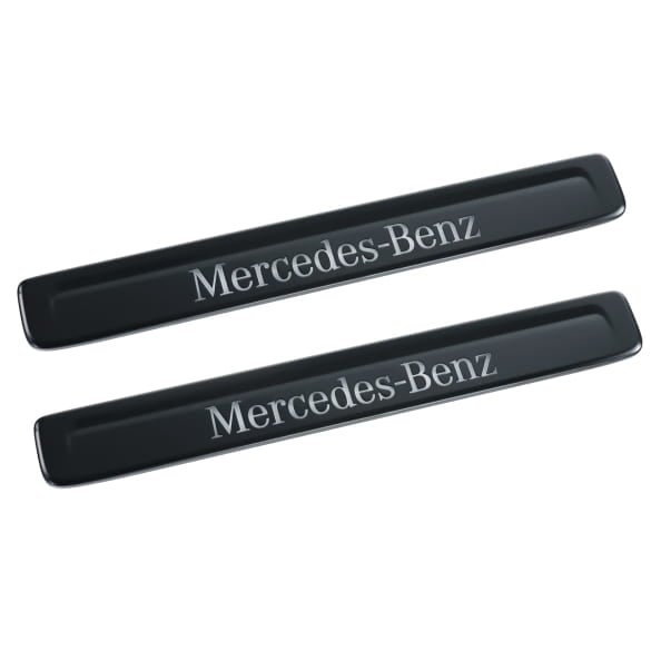 Interchangeable cover door sill trims CLA Coupe C174 black white illuminated Genuine Mercedes-Benz