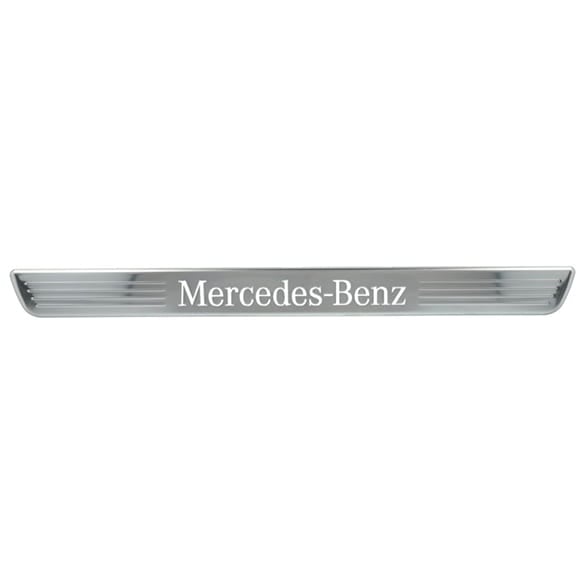 Mercedes-Benz interchangeable cover for door sill trims silver Genuine Mercedes-Benz